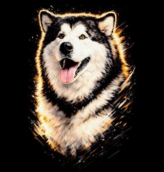 Obrázek 1 produktu Dámské tričko Aljašský malamut Alaskan Malamute