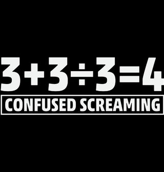 Obrázek 1 produktu Dětské tričko 3+3÷3 = 4 Confused Screaming