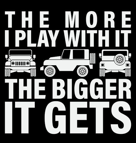 Obrázek produktu Pánské tričko Terénní Auto The More I Play with It