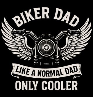 Obrázek 2 produktu Pánská mikina Táta Motorkář Biker Dad