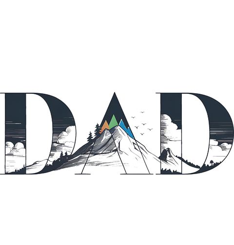 Obrázek produktu Pánské tričko Táta a Hory