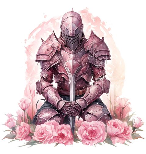 Obrázek produktu Dámské tričko Růžový Rytíř