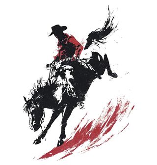 Obrázek 2 produktu Pánské tričko Jezdec na Divokém Západě