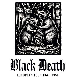 Obrázek 2 produktu Dámské tričko Krysy a Černá smrt Morové turné Evropou