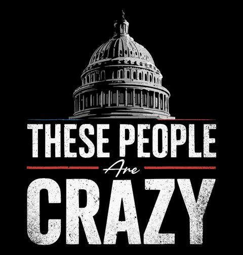 Obrázek produktu Dámské tričko Kapitol These People Are Crazy