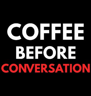 Obrázek 2 produktu Dámské tričko Káva před Konverzací Coffee before Conversation