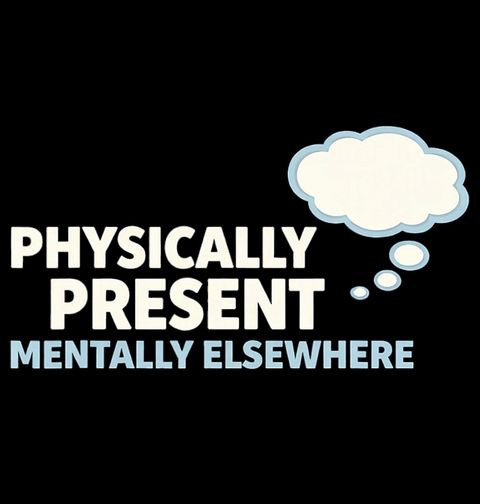 Obrázek produktu Dětské tričko Tělem Tady Hlavou Jinde