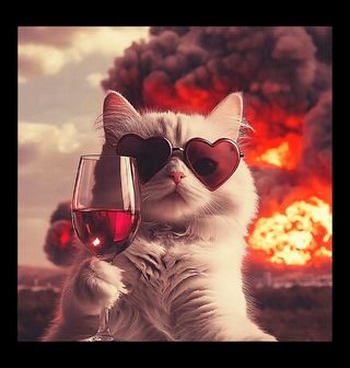 Obrázek 2 produktu Pánské tričko Selfie Kočky uprostřed Výbuchu