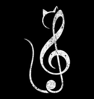 Obrázek 2 produktu Pánské tričko Kočka jako Houslový Klíč