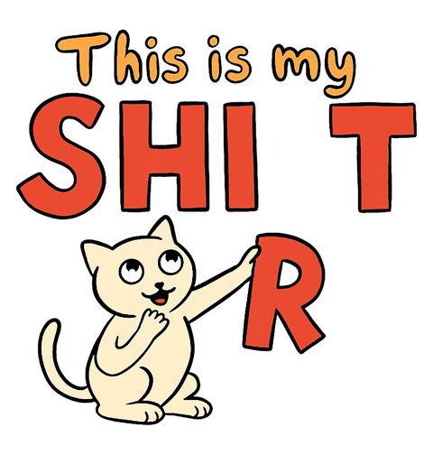 Obrázek produktu Dámské tričko Kočka This Is My Shirt