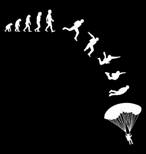 Obrázek produktu Pánské tričko Evoluce Parašutisty