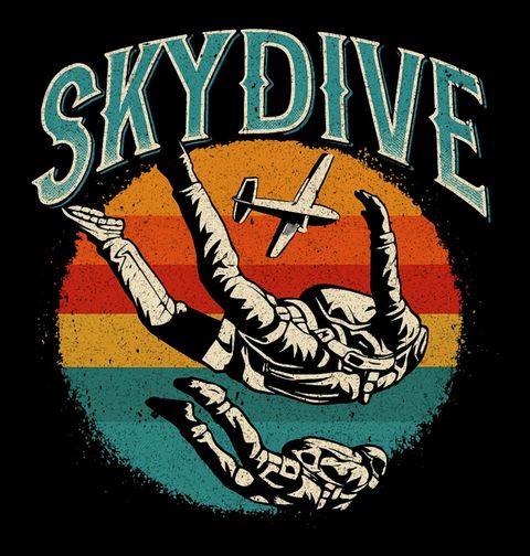 Obrázek produktu Pánské tričko Skok z Nebe Sky Dive