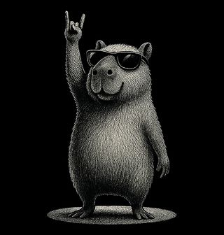 Obrázek 2 produktu Dámské tričko Rocková Kapybara