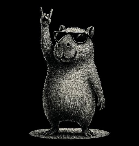 Obrázek produktu Pánská mikina Rocková Kapybara