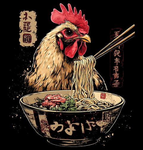 Obrázek produktu Dětské tričko Nudlová Slepičí Polévka