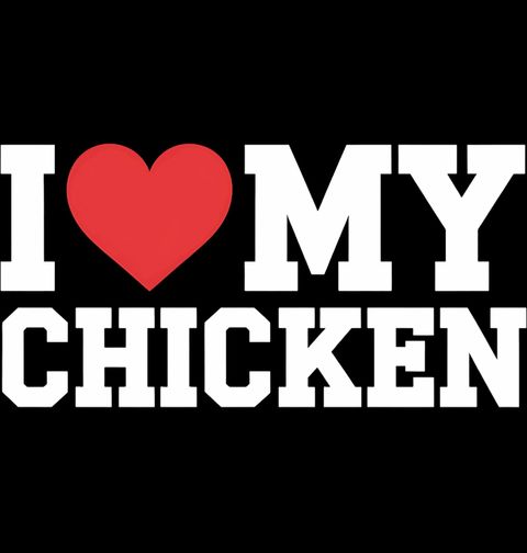 Obrázek produktu Pánské tričko Láska ke Kuřeti I Love my Chicken