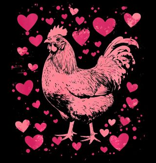 Obrázek 2 produktu Dámské tričko Slepice Lásky