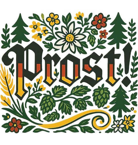 Obrázek produktu Dámské tričko Německý Přípitek Prost!