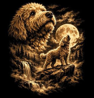 Obrázek 2 produktu Pánská mikina Pudl a Kouzlo Úplňku