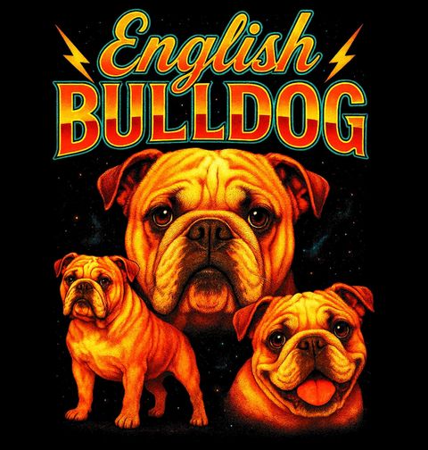 Obrázek produktu Dámské tričko Anglický Buldok English Bulldog