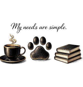 Obrázek 2 produktu Dámské tričko Pes, Káva a Knihy