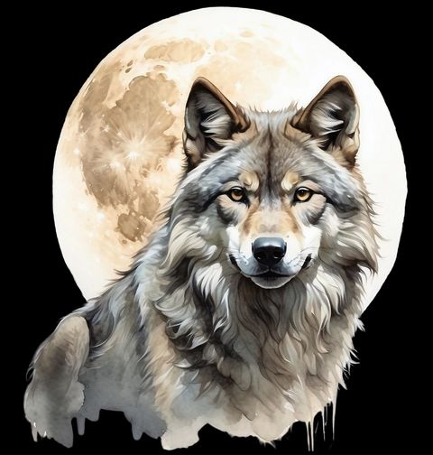 Obrázek produktu Dětské tričko Noční Vlk