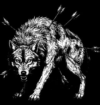 Obrázek 2 produktu Pánské tričko Vlk Bojovník