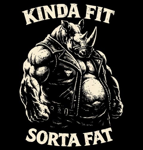 Obrázek produktu Dámské tričko Nosorožec Fit Trochu Jinak