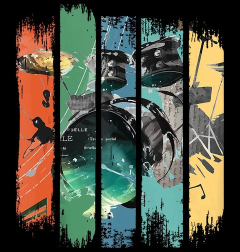 Obrázek produktu Pánské tričko Bubny v Barvách