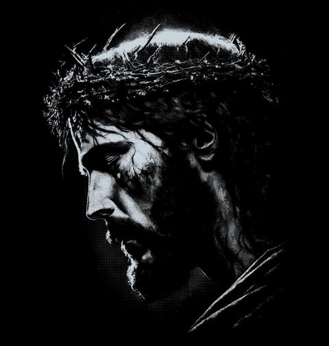 Obrázek produktu Dětské tričko Temný Portrét Ježíše