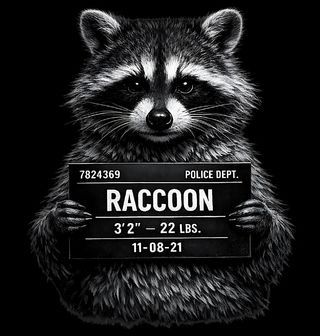 Obrázek 2 produktu Dětské tričko Zatčený Mýval Busted