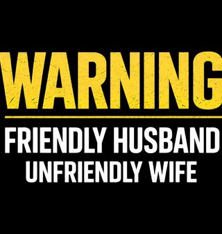 Obrázek 2 produktu Pánská mikina Varování Přátelský Manžel Nepřátelská Manželka