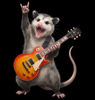 Obrázek 2 produktu Pánské tričko Rocková Vačice s Kytarou