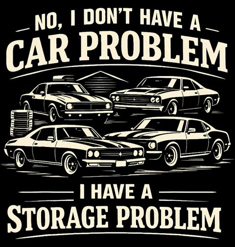 Obrázek produktu Pánská mikina Problém je Jen Místo v Garáži