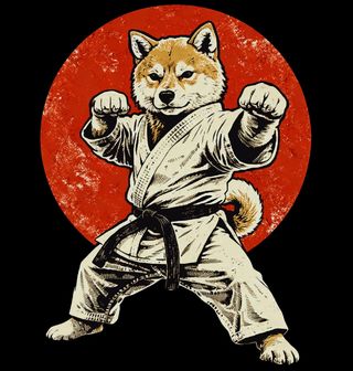 Obrázek 2 produktu Pánská mikina Bojovník Shiba-Inu