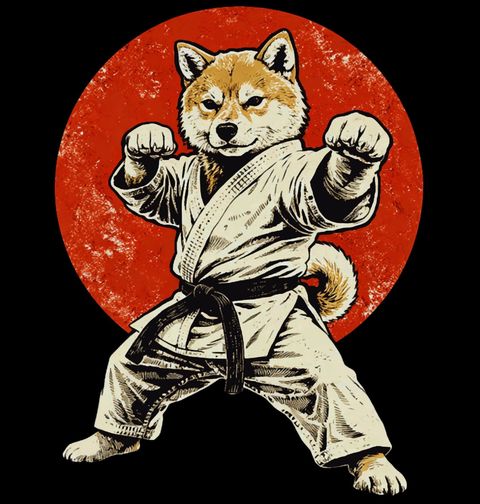 Obrázek produktu Dámské tričko Bojovník Shiba-Inu