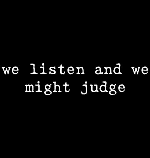 Obrázek produktu Dětské tričko Nasloucháme a Možná Soudíme