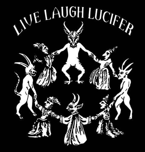 Obrázek produktu Pánská mikina Žij Směj se Lucifer Live Laugh Lucifer
