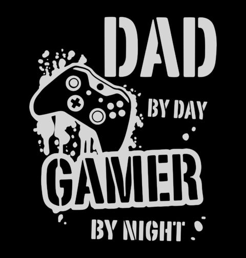 Obrázek produktu Pánské tričko Táta ve dne Hráč v noci