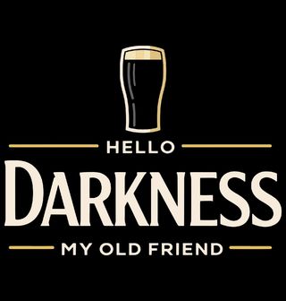 Obrázek 2 produktu Dámské tričko Pivo Hello Darkness My Old Friend