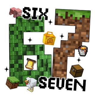 Obrázek 2 produktu Pánské tričko Pixelový Brainrot Six Seven