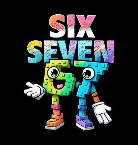 Obrázek produktu Dětské tričko Six Seven Barevné Lego 67