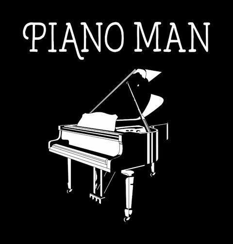 Obrázek produktu Pánská mikina Muž Klavíru Piano Man
