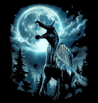 Obrázek 2 produktu Pánská mikina Spinosaurus a Kouzlo Úplňku