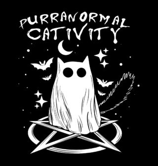 Obrázek 2 produktu Pánská mikina Strašidelná Kočičí Aktivita