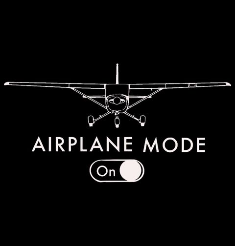 Obrázek produktu Pánské tričko Režim Letadlo Zapnut