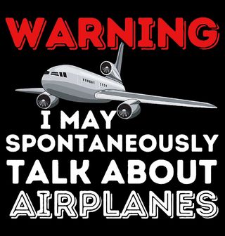 Obrázek 1 produktu Pánská mikina Varování Letecký Nadšenec