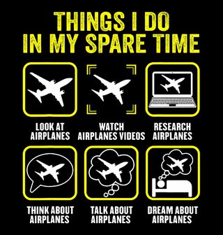 Obrázek 1 produktu Dámské tričko Můj Svět Letadel