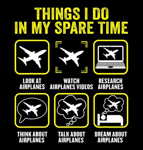 Obrázek produktu Pánské tričko Můj Svět Letadel