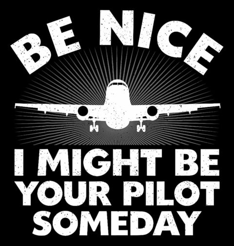 Obrázek produktu Pánská mikina Buď milý, jednou můžu být tvůj pilot